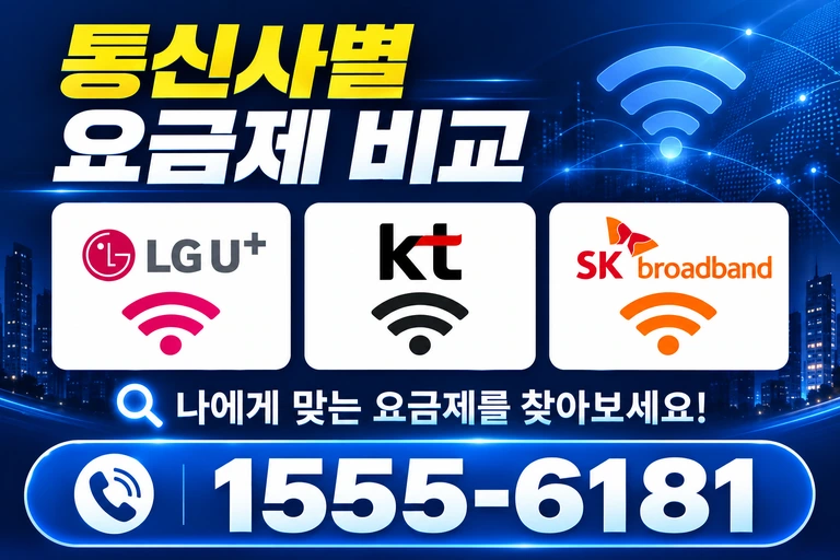 속초시 청호동 통신사별 요금제 비교